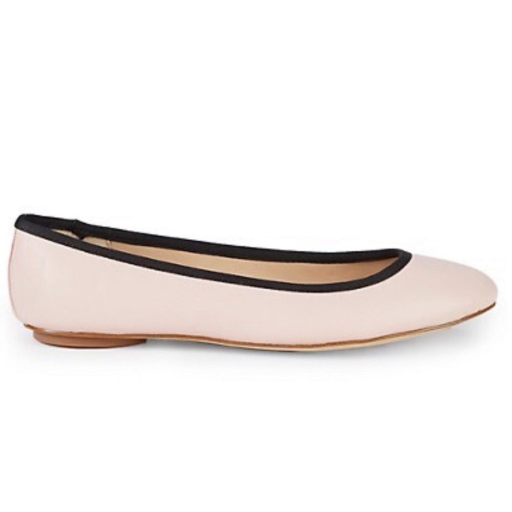 Karl Lagerfeld Cream and Black Flats